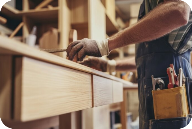 オリジナル製品を作成している画像