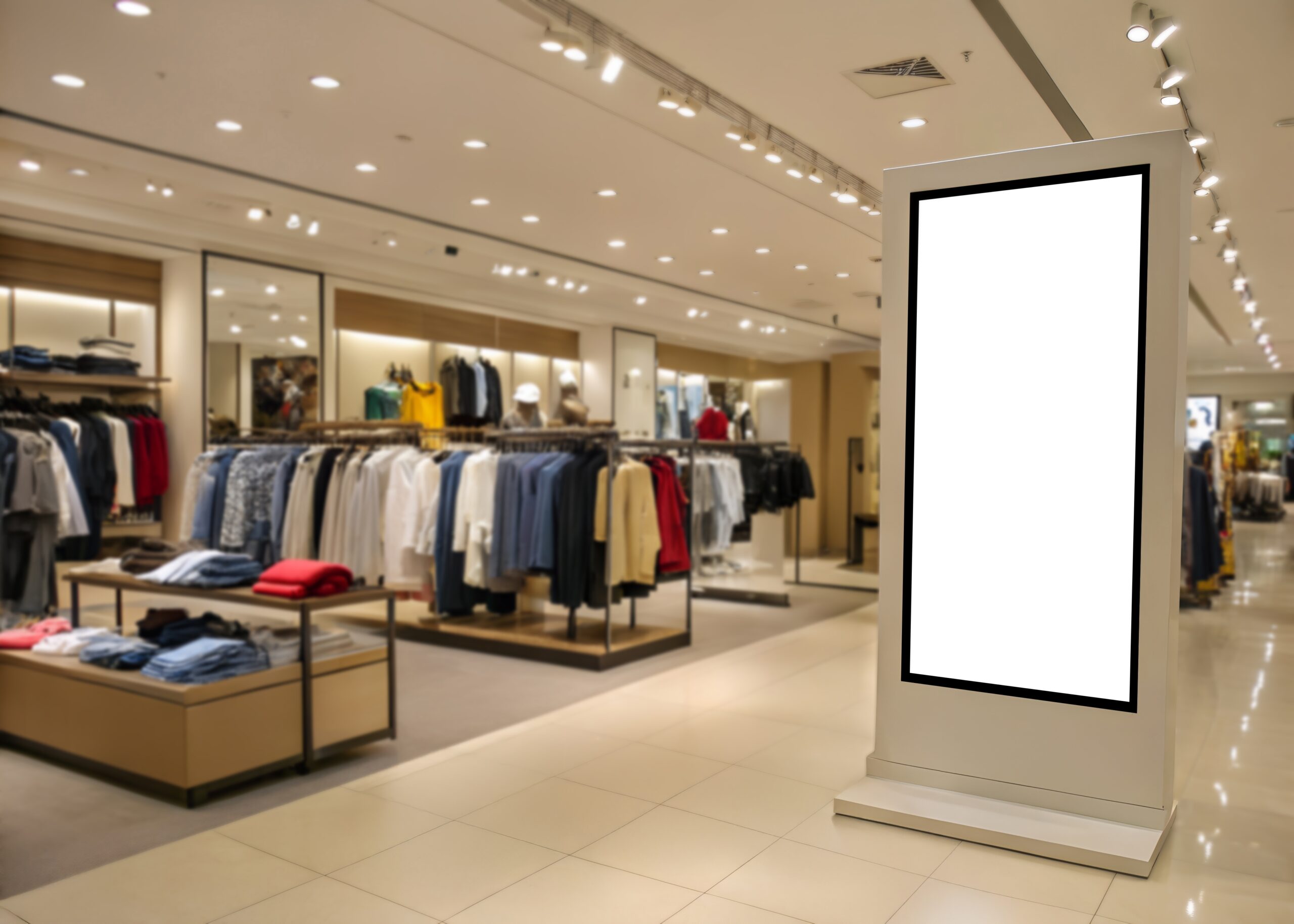 アパレルショップの様子